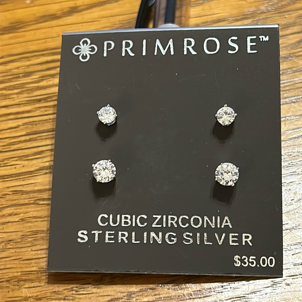 Primrose Sterling silver earrings BNWT